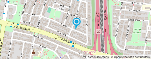 מפת הגעה אל מידד סוכובלסקי