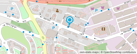 מפת הגעה אל Hilel Productions