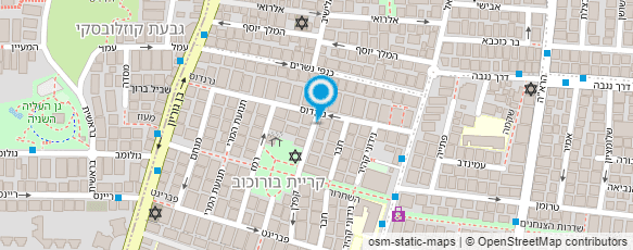 מפת הגעה אל עו"ד ברק גיא