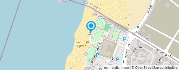 מפת הגעה אל בני הדייג ראשון לציון