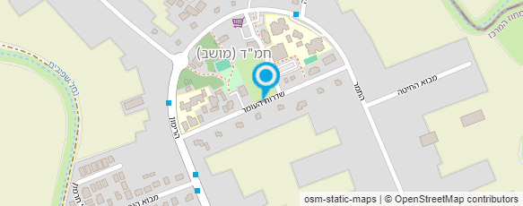 מפת הגעה אל מזרני המושבה