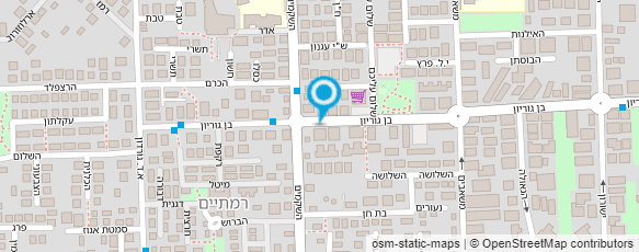 מפת הגעה אל איל יוסינגר- אדריכל