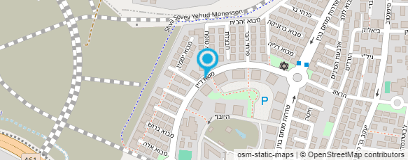 מפת הגעה אל עו"ד ברקוביץ-אליעזר אלונה