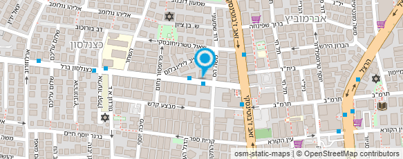 מפת הגעה אל עו"ד צבר-יוניש אביבית