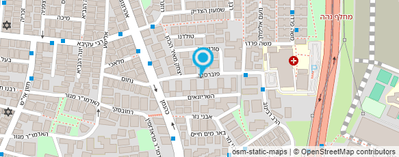 מפת הגעה אל מרכז רפואי מעיני הישועה פנימית מוגבר