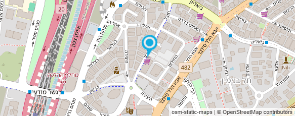 מפת הגעה אל רוני קרן עיצוב פנים