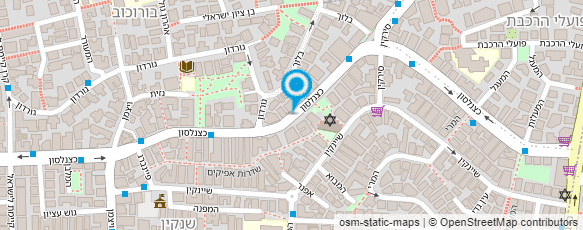 מפת הגעה אל ליז עיצוב שיער ואיפור