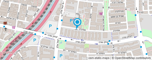 מפת הגעה אל ביה"ס לשחייה של איתמר