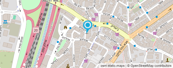 מפת הגעה אל עו"ד  מסלאתי מורן