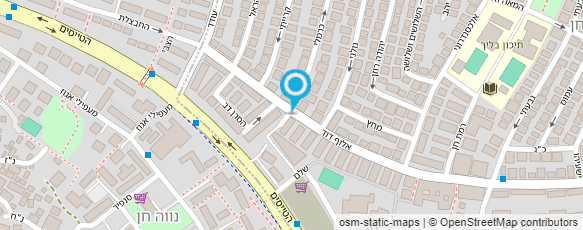 מפת הגעה אל מיכל פוסמן - איפור ושיער