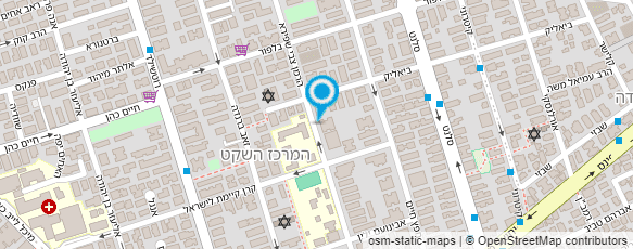 מפת הגעה אל אהרון עיצוב שיער