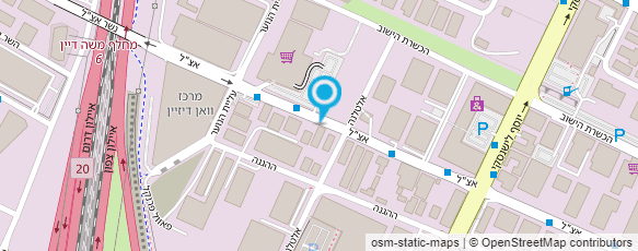 מפת הגעה אל ג.י.א מעליות