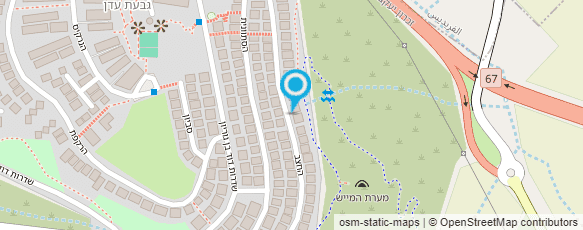 מפת הגעה אל מיכל גבעון - פסיכולוגית קלינית