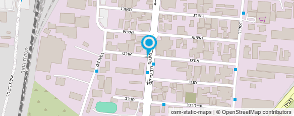 מפת הגעה אל מסגריית שטיינברג