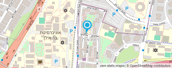 מפת הגעה אל גן אלונים