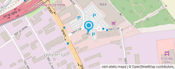 מפת הגעה אל סינטה בר אקספרס קרית אתא