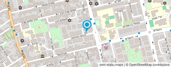 מפת הגעה אל פישביין Fishbein עיצוב גרפי