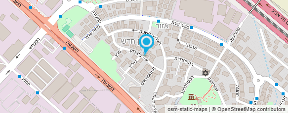 מפת הגעה אל גדליהו חגית  מורה לאנגלית