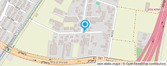 מפת הגעה אל פרוטיה  כימיקלים בין לאומיים בע"מ