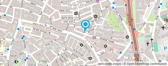 מפת הגעה אל מאפיית נחמה