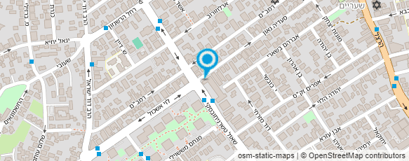 מפת הגעה אל עו"ד נטע מוריס בן צבי