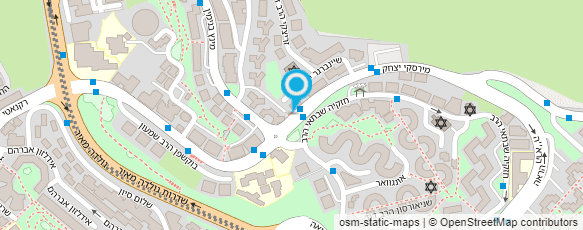 מפת הגעה אל מרפאת חזון למועד