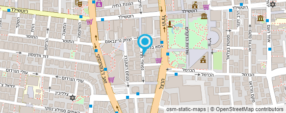 מפת הגעה אל יופי סנטר