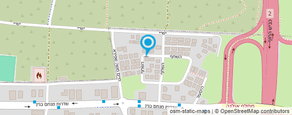 מפת הגעה אל גבע עבודות עץ