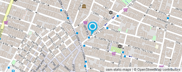 מפת הגעה אל קינג הממתקים