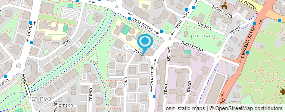 מפת הגעה אל שחר גנון עיצוב שיער