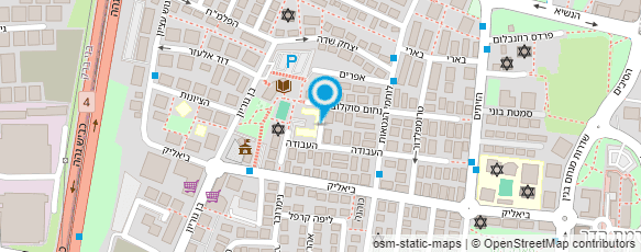 מפת הגעה אל עו"ד חכם צפדיה נטעלי