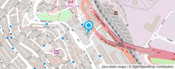 מפת הגעה אל קופת חולים לחיות בית בישראל