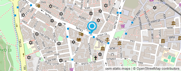 מפת הגעה אל נריה מיאדובסקי - צורפת ומעצבת תכשיטים