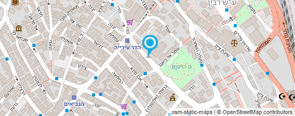 מפת הגעה אל נאמן- עמותה לנפגעי שבץ מוחי