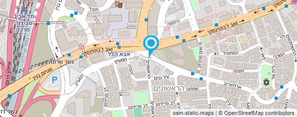 מפת הגעה אל נאמן- עמותה לנפגעי שבץ מוחי