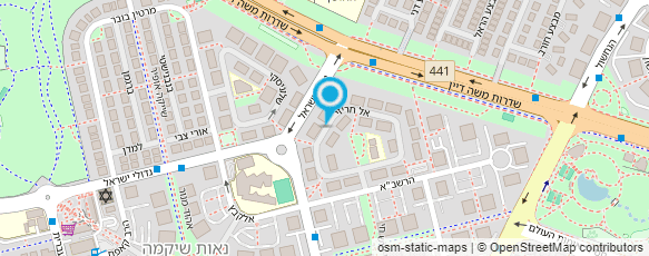 מפת הגעה אל שרה'לה פיסול ועיצוב בנייר