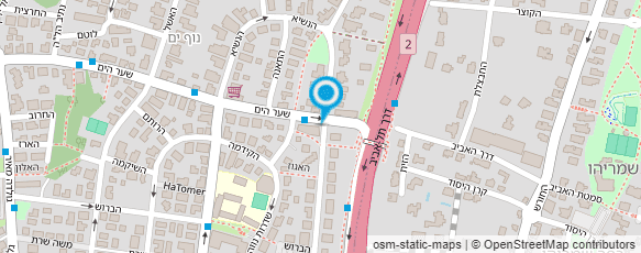 מפת הגעה אל ד"ר חנן שבתאי