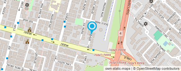 מפת הגעה אל המשפחתון של יעל