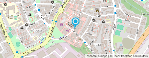 מפת הגעה אל ד"ר בזין אולגה מפת הגעה אל ד"ר בזין אולגה