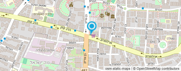 מפת הגעה אל הקיוסק של טוביה