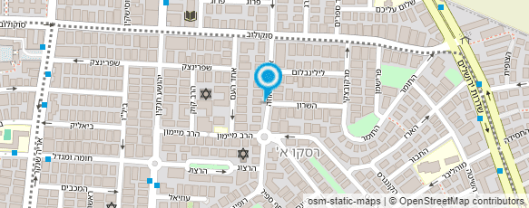 מפת הגעה אל סטודיו שני אמסלם