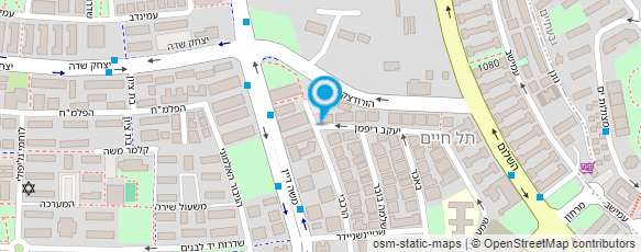 מפת הגעה אל הסטודיו של מנדי Mandy's studio