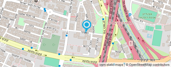 מפת הגעה אל ביתן מערכות מ.א. זבולון