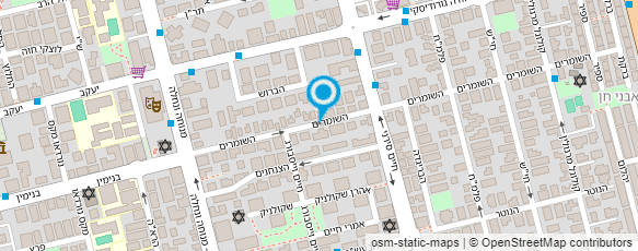 מפת הגעה אל פרופ' שטנר עמיחי