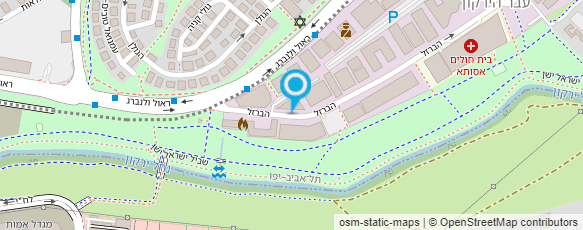 מפת הגעה אל אושן מדיה - שותפות מוגבלת