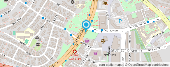 מפת הגעה אל פרופ' קרוגליאק פבל