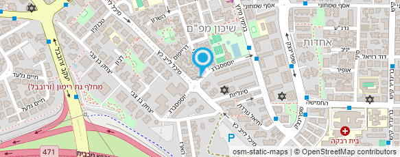 מפת הגעה אל שי גינדיל מעצב שיער מפת הגעה אל שי גינדיל מעצב שיער