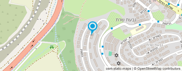 מפת הגעה אל אביחי חרזי- אדריכלות ועיצוב