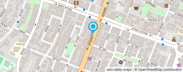 מפת הגעה אל סטודיו 61 בגדי אופנה והריון