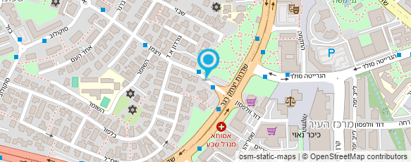 מפת הגעה אל קליניקה קהילתית ויצ?ו באר שבע